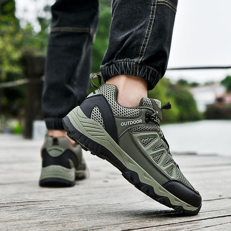Non-slip New Hiking Wear-resistant Mesh Deodorant Waterproof Hiking Shoes Travel Outdoor