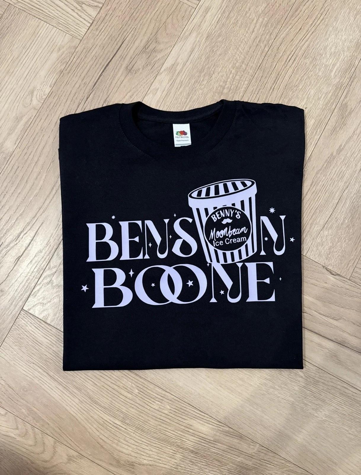 Benson Boone “Benny’s Moonbeam Ice Cream” unofficial fan inspired T-shirt M