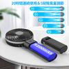 Onego Portable Handheld USB 5200mAh Mobile 20 Hours of 5 Speed Mini Desk Heatstroke Ideal for Offices and Outdoors Fan, Rechargeable, Compact,