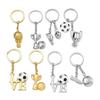 1 Stück Modischer Fußball Metall Schlüsselanhänger Geschenke für Männer Schlüsselanhänger Fußballschuhe und Fußball Auto Schlüsselanhänger Geschenk Party Schlüsselanhänger Schmuck