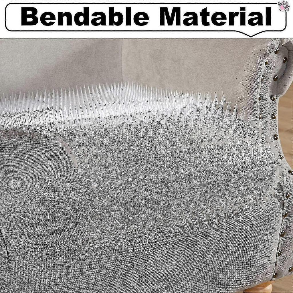 16 Pack Outdoor Cat Repellent Mat with Spikes for Cats & Dogs Training