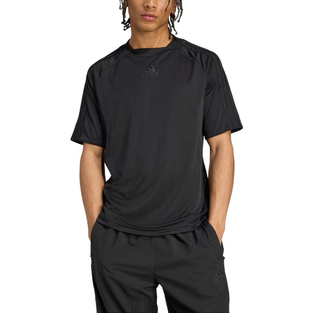 Adidas SS25 TEAMGEIST T Shirt Unisex Black JX1537-