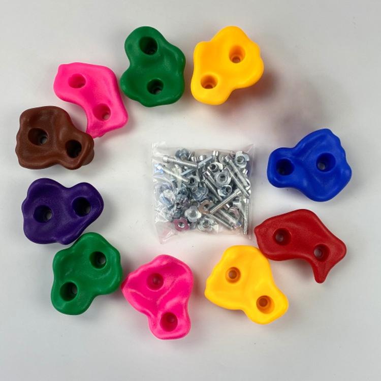 Wood Rock Climbing Wall Holds Ninja Tree Climbing Training Toys Outdoor Playground Adventure Games Exercise Activity Fun Sports