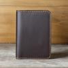 Retro Handmade Crazy Horse Cards Cases Top-Grain Leather ID Credit Card Holder Ultra Thin Wallet Mens Portability Card Bag