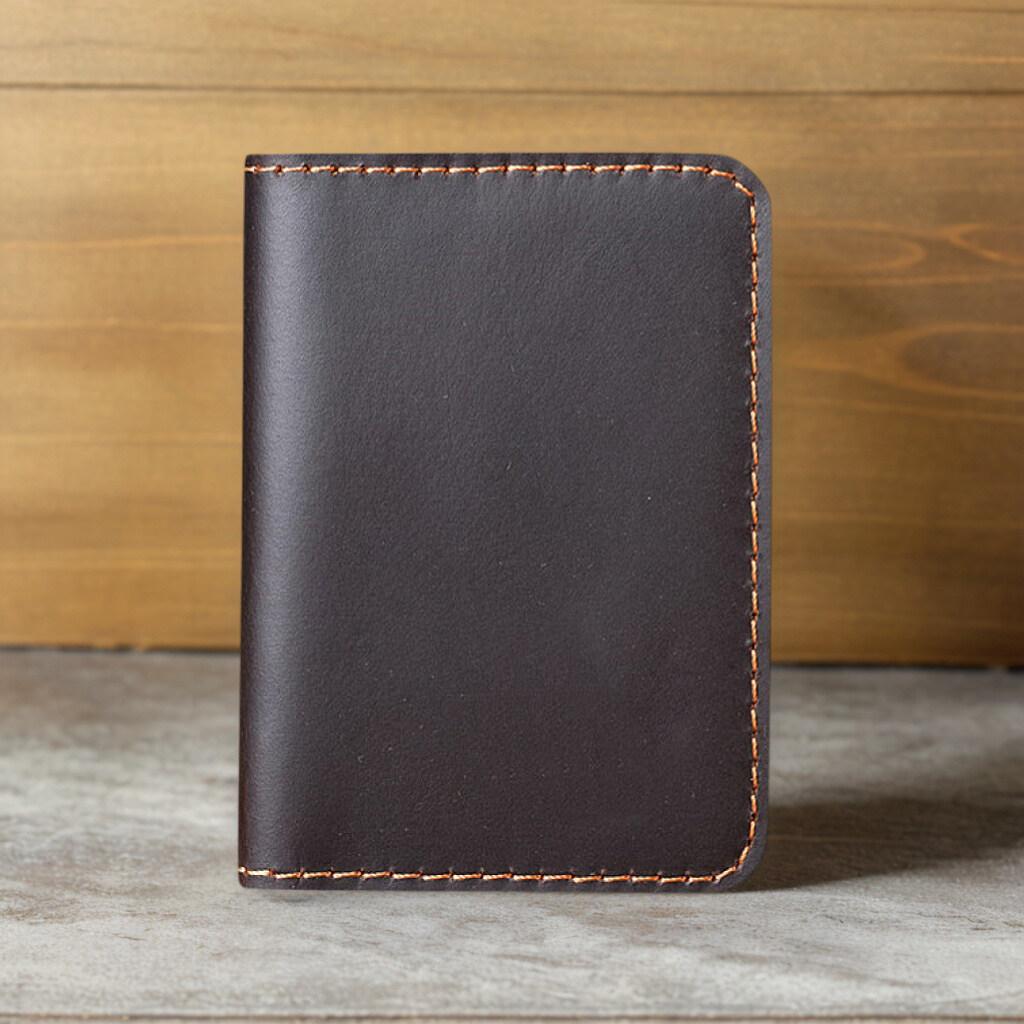Retro Handmade Crazy Horse Cards Cases Top-Grain Leather ID Credit Card Holder Ultra Thin Wallet Mens Portability Card Bag
