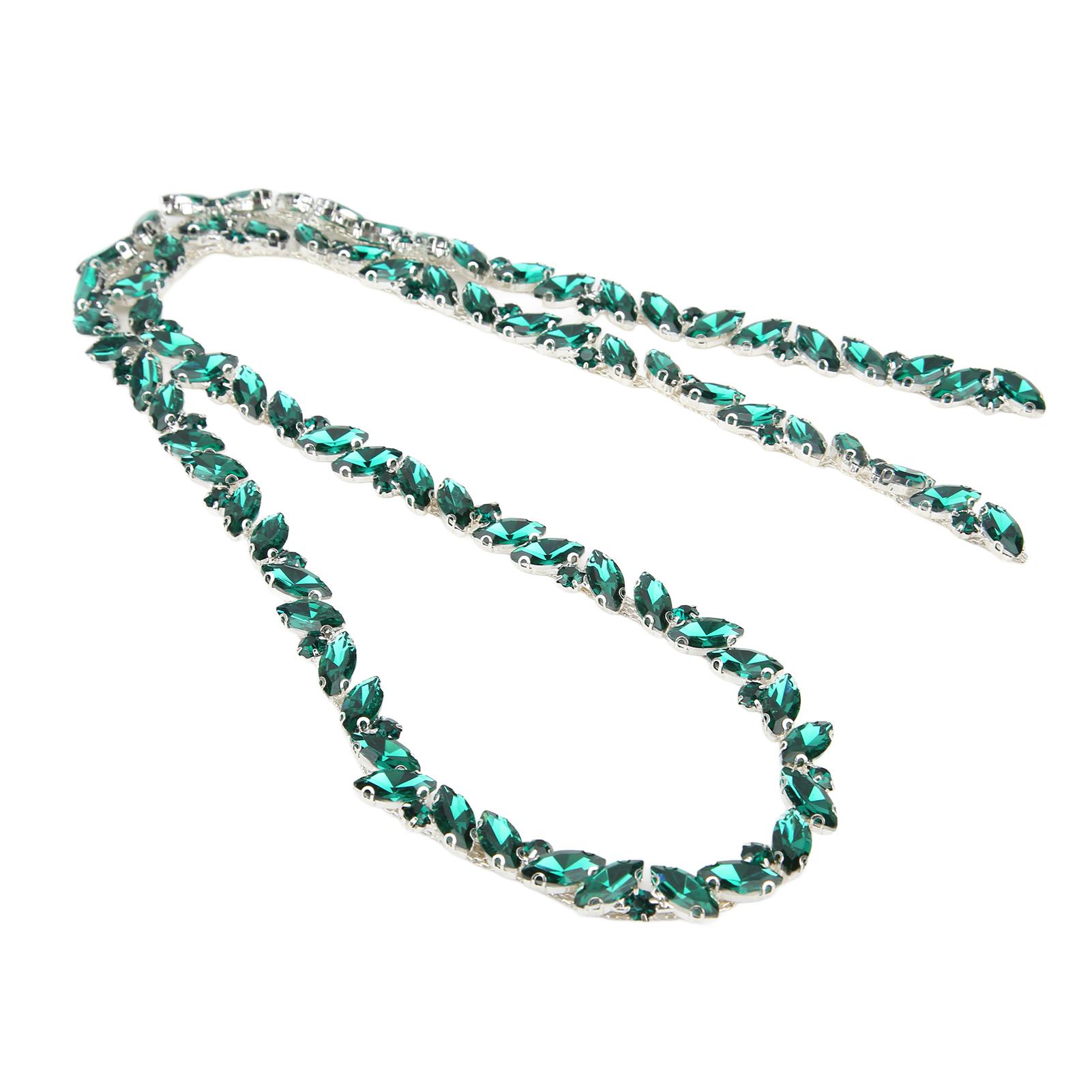 

Стеклянная цепочка с когтями высокой твердости, однорядные полосы из стразов для одежды, обуви, ювелирных изделий