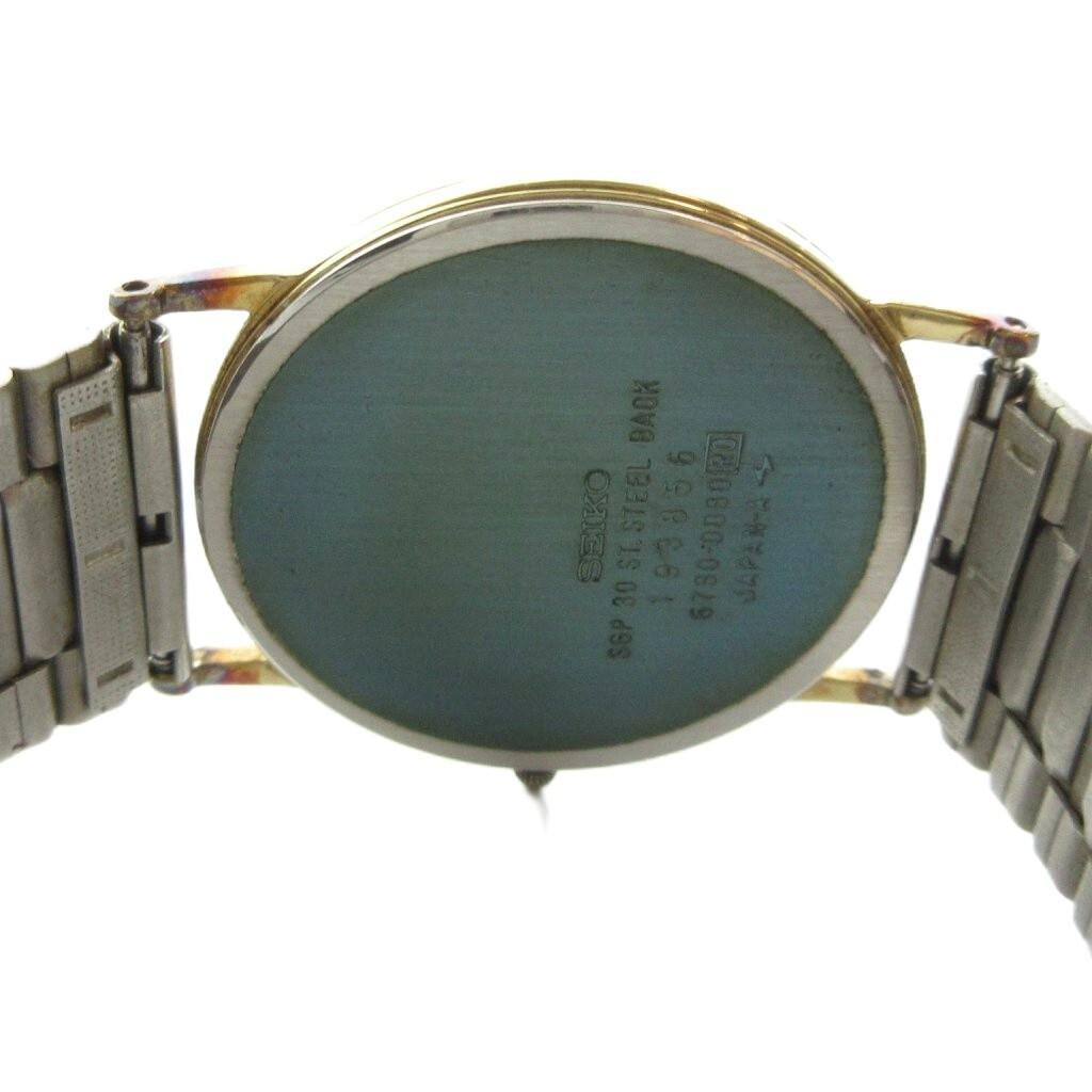 SEIKO Dolce Quartz Watch Gold Color Watch 6730-0090 Men's GY11/ MQ
