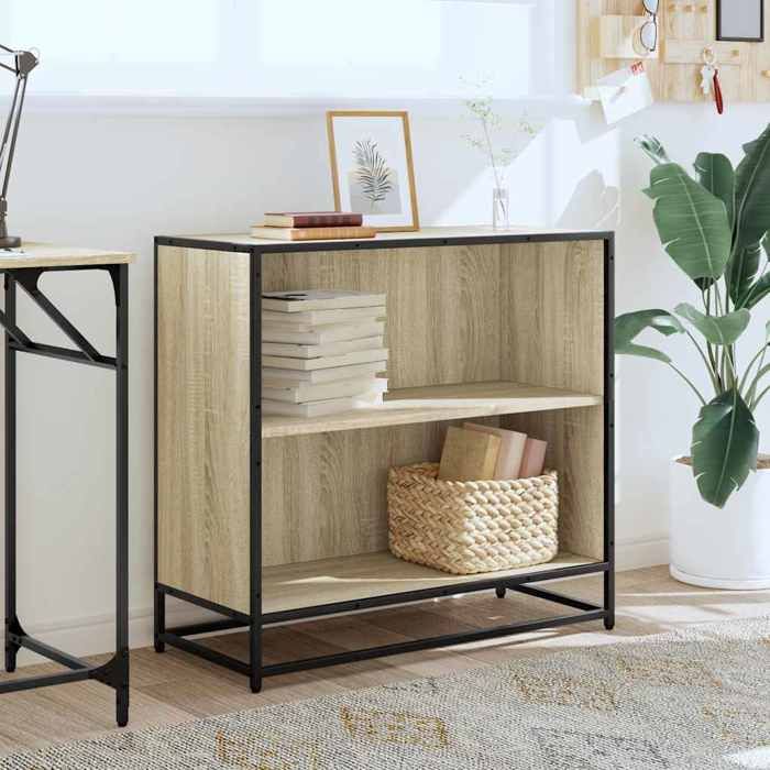 VidaXL Bibliothèque chêne sonoma 80,5x35x76 cm bois d'ingénierie, bibliothèque, séparateur de pièce, séparateur, armoire de 849105