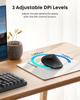 Anker 2.4G Wireless Mouse (Vertical Wireless Mouse) 80012001600 DPI 5 Buttons Optical Ergonomic Design Right-Handed WindowsmacOS Compatible (Black)