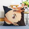 HHaikyuu Cushion Cover Washable Linen Pillowcase Soft  for Sofa Bed Cozy Home Room Decor