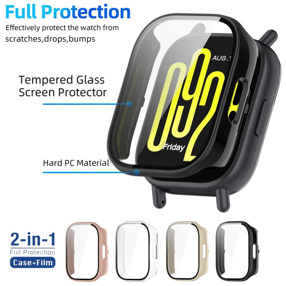 Étui de protection d'écran en TPU souple pour Xiaomi Redmi Watch 5 Active Verre trempé Boîtiers de montre pour Redmi Watch 5 Lite Protecteur