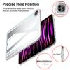 For iPad Pro 13 (2024) Case TPU Transparent Back Protective Tablet Cover