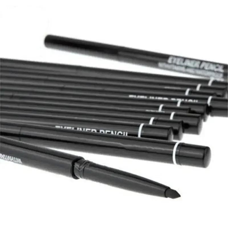 3pcs Automatic Rotating Eyeliner Pen, Waterproof Black And Brown Eyebrow Pencil, Eyeshadow Makeup Eyeliner Gel Pen Dropshipping