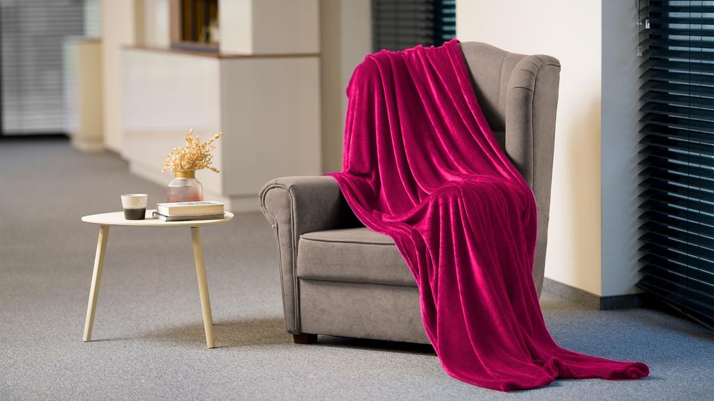 Teesa Fleece Blanket Thick Warm Bedspread 150x200