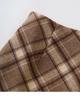 Women's Red Plaid High-Waisted Woolen A-line Skirt - Autumn/Winter 2025 Collection