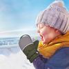 Quick-Dry Snow Gloves Zipper-Free Wrist Closure Cold Gear Gloves  For Boys Girls