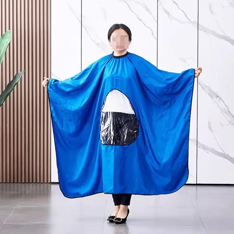 Salon Hairdresser Haircut Apron Cutting Cloth Pro Waterproof Transparent Watch Phone Hairdressing Cape Barbershop Styling Supply