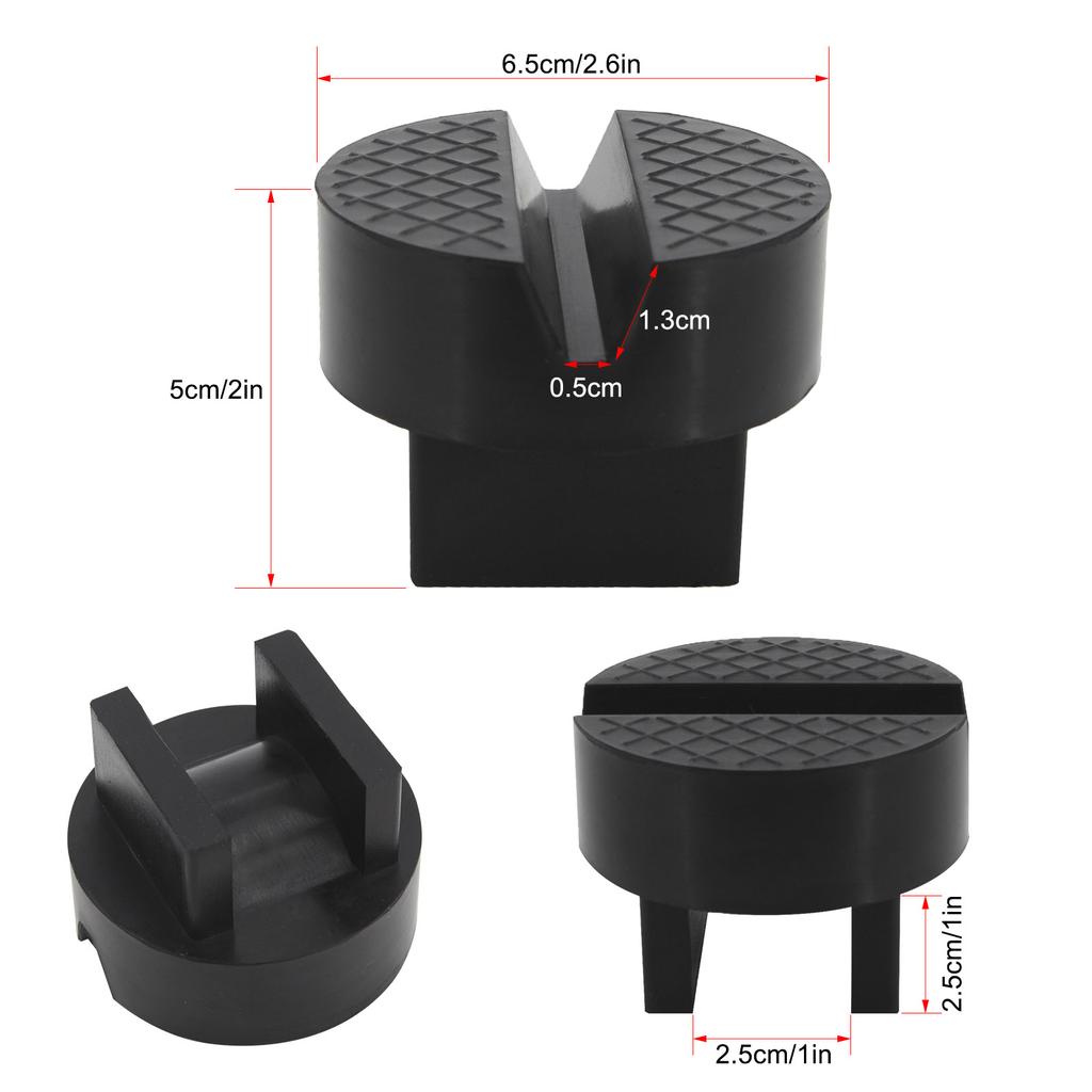 1PCS Jack Stand Pad Adapter Support Grip for Slotted Frame Rail Unique Design Protector Compatible for VW BMW Ford Nissan Toyota