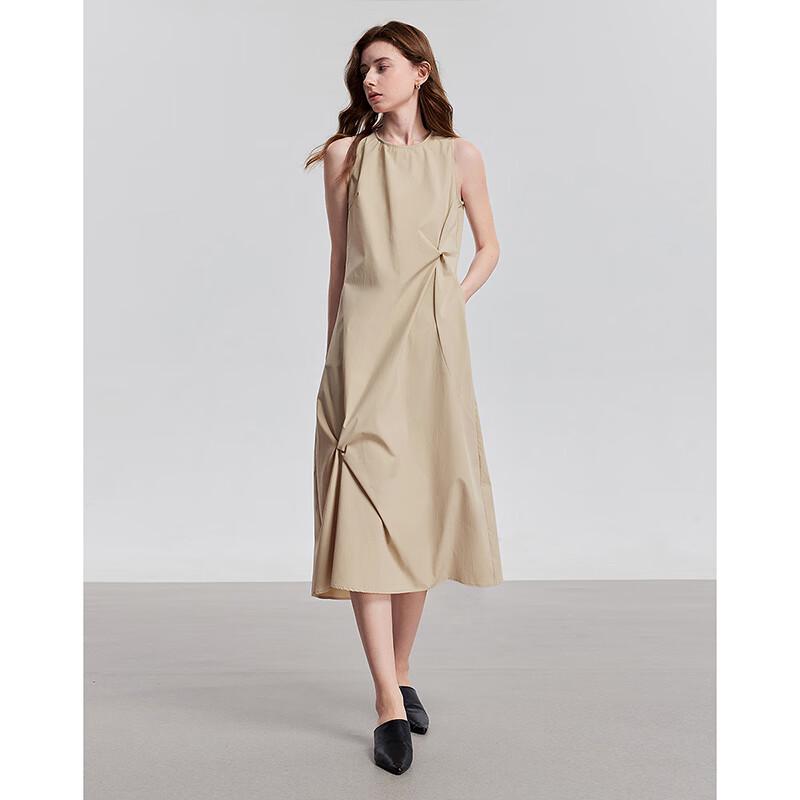 Chuyu 2025 Summer Stylish Twist-Knot Mid-Length Tank Dress