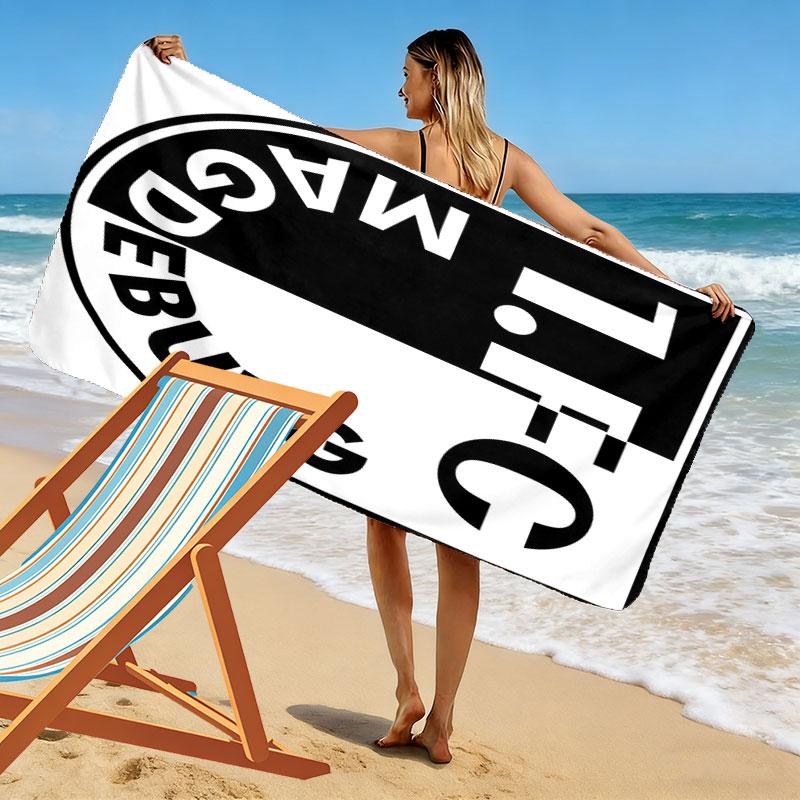FCM Glory Print Beach Towel, Large Soft Quick Dry Towel for Beach Camping Swimming
