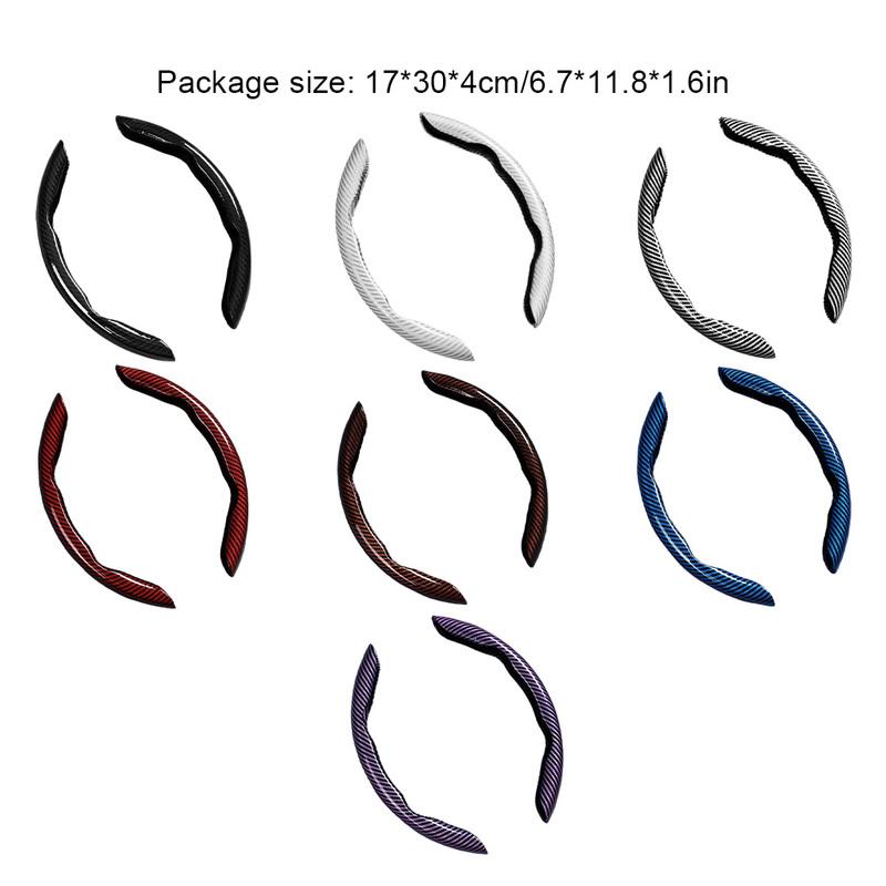 Environmentally Friendly ABS Base Automobile Steering Wheel Cover Odorless High Strength Impact