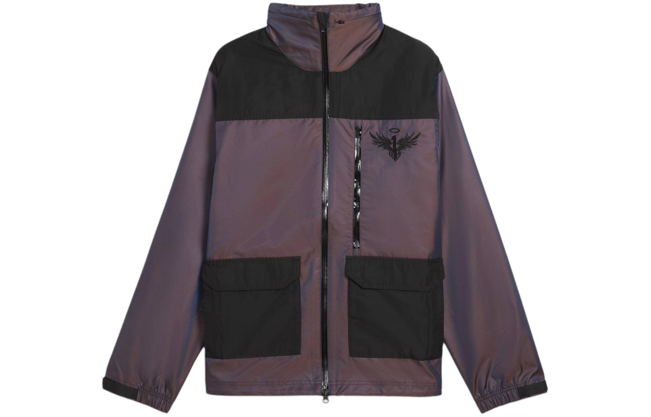 PUMA X Lamelo Ball Iridescent Woven Men s Basketball Jacket 625341-01 S