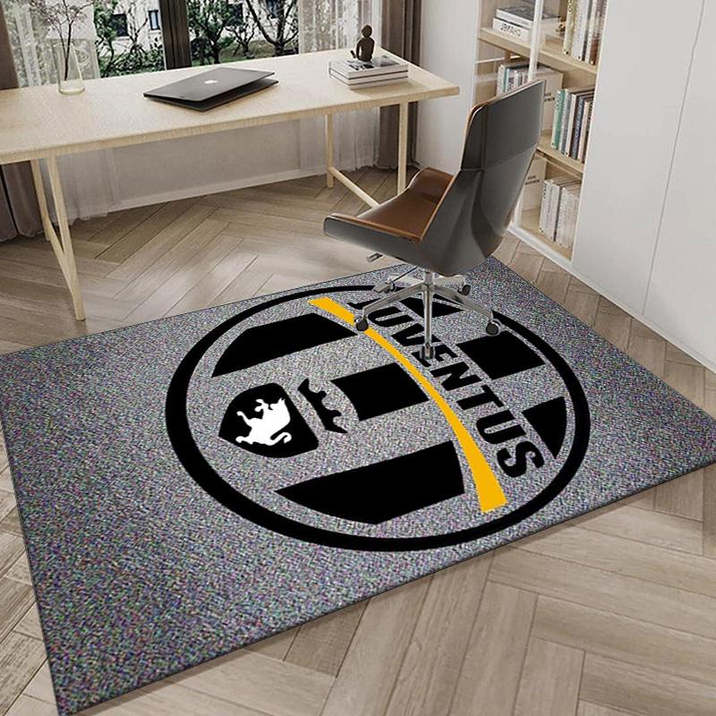 Football Football Crest Printed Area Rug for Office, Chair Rug, Decorative Carpet Floor Mat, Large Size Fan gifts Christmas gifts