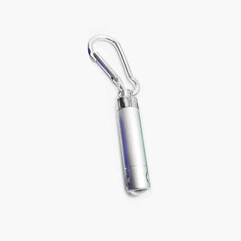 395nm UV Currency Detector Flashlight - Portable Keychain LED Blacklight Torch for Money Checking (Multi-Color)