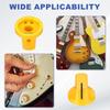 uxcell 10pcs Guitar Effects Pedal Knob Electric Guitar Amplifier Bass Volume Hole 19mm Outer Gold Inserts, Knobs, Knobs, Guitar, Control, Plastic,