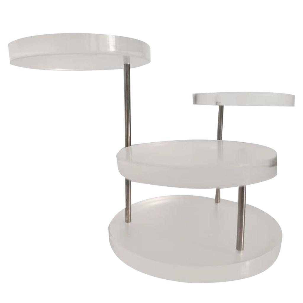 Round Jewelry Display Stand Multi Layer  Display Riser Stand Cake Dessert Rack Party Decorative 