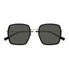 GUCCI Full Frame Design Plastic Injection Square Sunglasses Women's Black