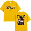 Rapper J Cole THE FALL OFF Tour Album 2026 Maglietta Grafica Unisex Vintage Oversize in Cotone Magliette Unisex Hip Hop Abbigliamento Maglietta