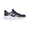 Skechers Kids S-Lights: Meteor Lights Comfortable Versatile Low-Top Casual Shoes Kids Sneaker Blue Black 403848L-NVBK