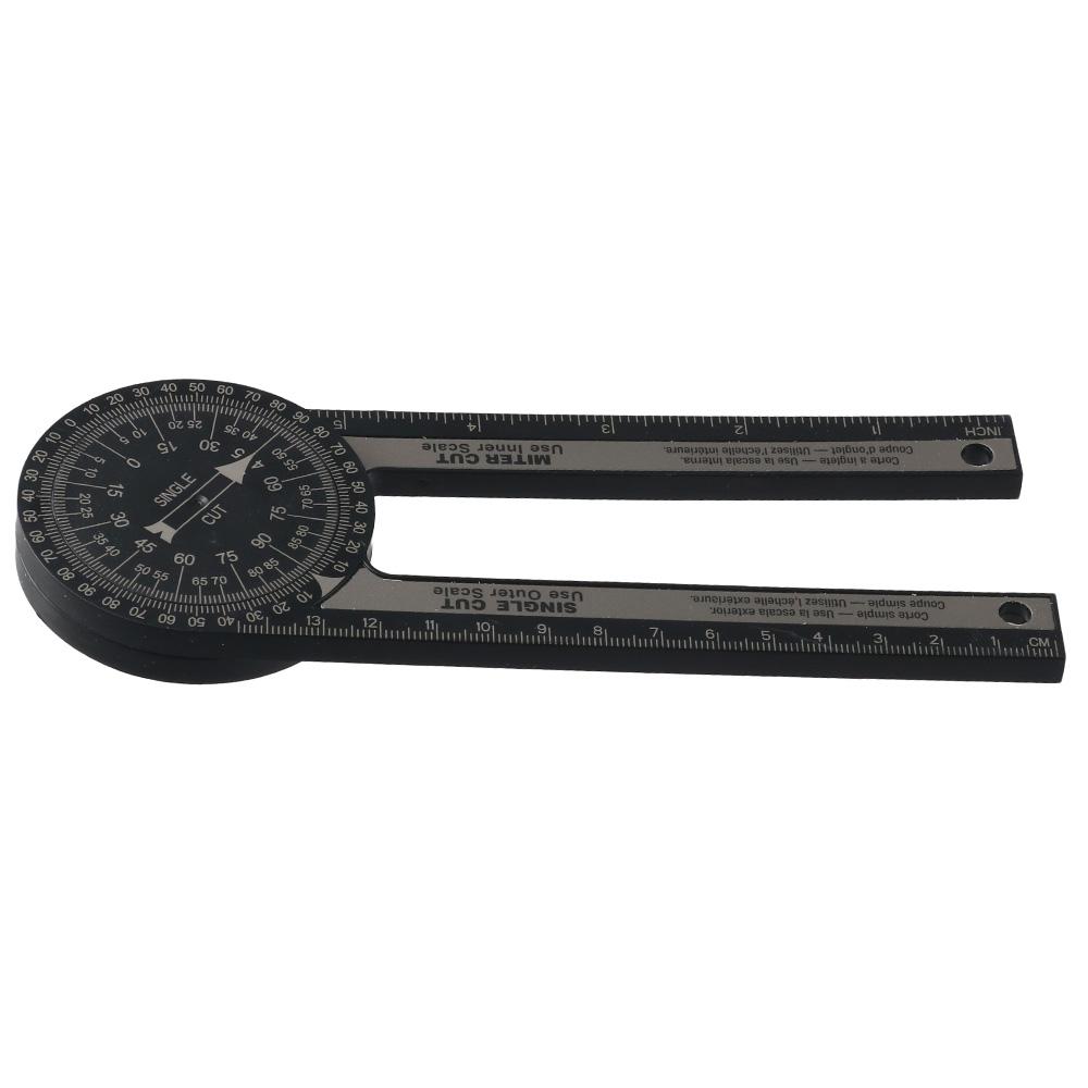 

65*184*13mm Angle Gauge Black Cutting Positioner Woodworking Angle Ruler Indoor