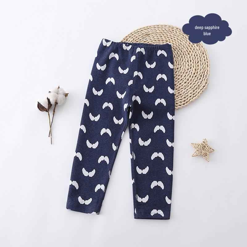 Frühling Herbst Koreanischer Stil Kinder Bequeme Leggings - Kleinkind Mädchen Modische Lange Hosen