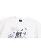 CPGN STUDIO Kitten Garden White Short Sleeve Tee