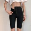 Kaka Anti-light Suspension Pants Summer Thin Unrolled Belly Hip Pants Shark Bottoming Seamless Safety Pants Women
