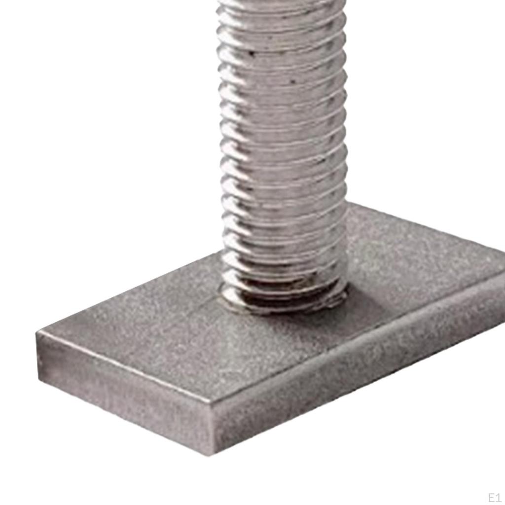 20x T Slot Bolts Shape Rectangle Head for Rail Carrier Car Roof Rack