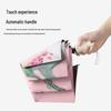 Ultra-Cool Black Double-Layer Sun Protection Umbrella for Women - Foldable & Reversible for Sun and Rain