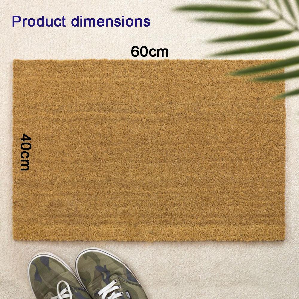 Gepersonaliseerde Kokosvezel Deurmat Welkom Mat Huiswarming Huwelijksgeschenk Huisnummer Voordeurmat Unieke Huisdecoratie Familie Entree Kleed 40x60cm