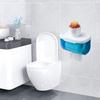 Waterproof Storage Bathroom Storage Box Toilet Paper Storage Rack Punch - Free Wall - Mounted Paper Roll Holder
