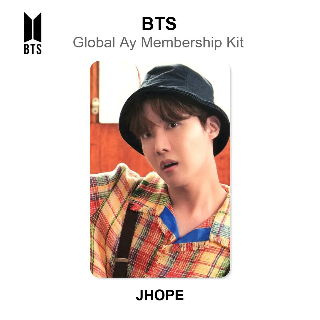 BTS Global Ay Membership Kit Official Photocard J-Hope