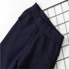 Girls Winter Children Plus Velvet Trousers Thick Warm Solid Color Pencil Pants