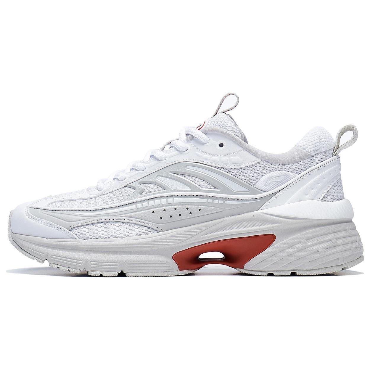 

Новые женские повседневные кроссовки LiNing Comet LITE LITE с низким верхом, противоскользящие, износостойкие, бело-красные, AGCT236-3 36