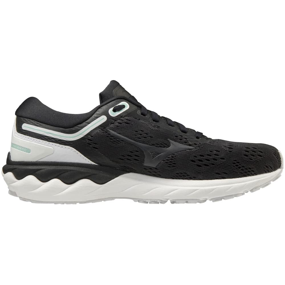 Mizuno Wave Skyrise Women's Running Shoes, Black/Gray/White, Size 23 Cm, 2E