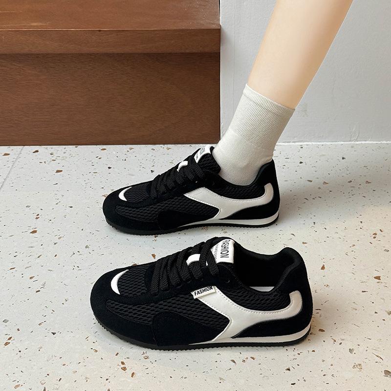 Retro German Training Shoes Women's 2025 Autumn New Popular Breathable Mesh Forrest Gump Shoes Lightweight and Versatile Casual Sports Shoes