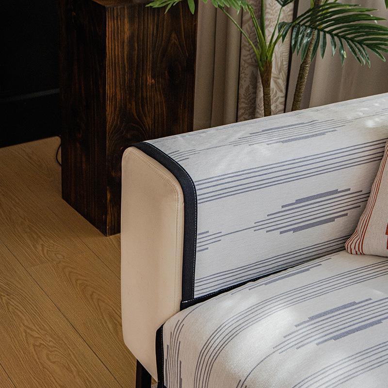 Chenier Sofa Cushion Is Universal In All Seasons, Simple And Modern Non-Slip Seat Cushion  New Leather Sofa Cover Cover Cloth