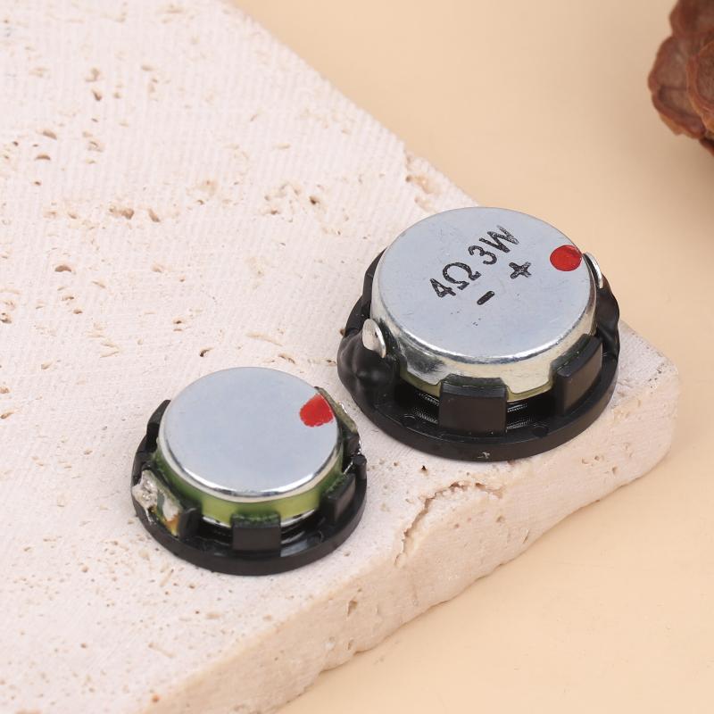 2Pcs 20/24MM 4 Ohm 3W Mini Sound Speakers Round Bass Speaker Home Theater Loudspeaker Portable DIY Speakers