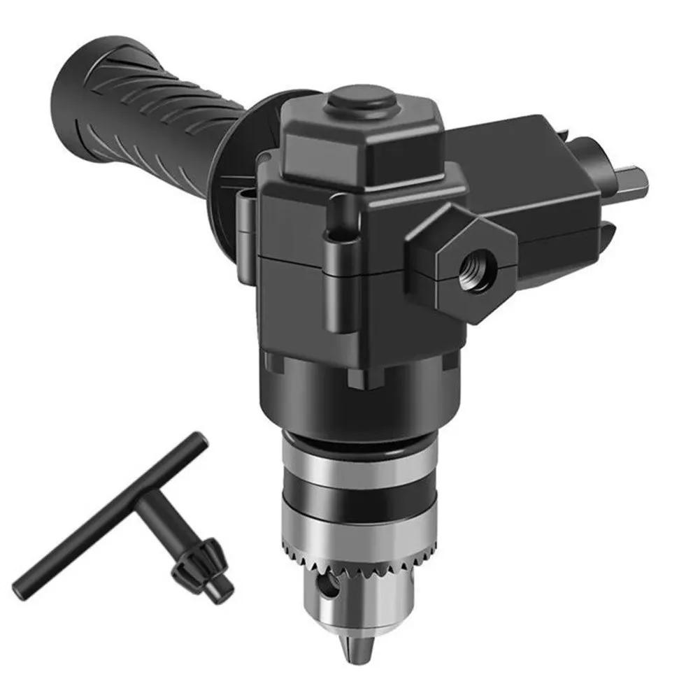 

1pc Right Angle Bend Adapter 90Degree Three Jaw Chuck Corner Drill Adapter For Electric Drill Power Tool Parts