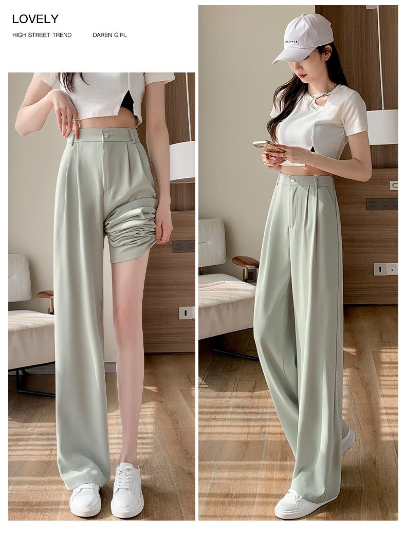 

Брюки-палаццо для миниатюрных женщин - Летний ледяной шелк, Эффект более высокого роста 145 см, Размер XS. 2XL (126-145 lbs)